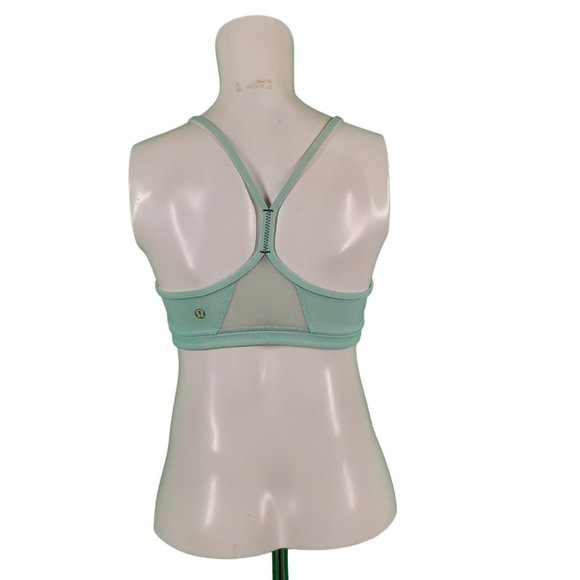 Lululemon Flow Y IV Racerback Sports Bra Sea Mist 6 - Picture 4 of 6